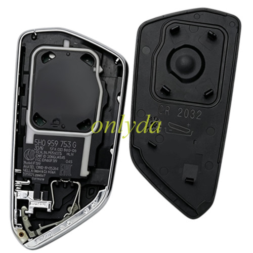 For VW Cupra original key shell with badge
