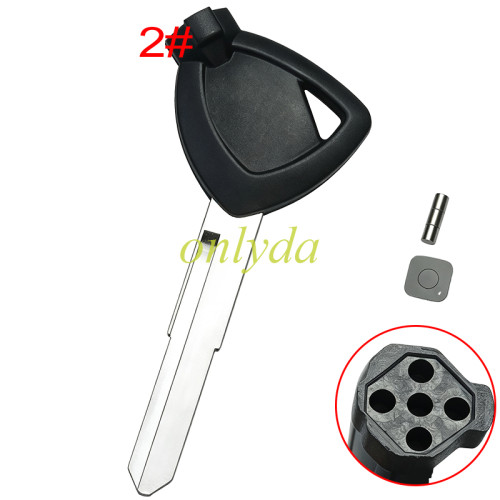 For Yamaha motorcycle key blank with right blade without badge