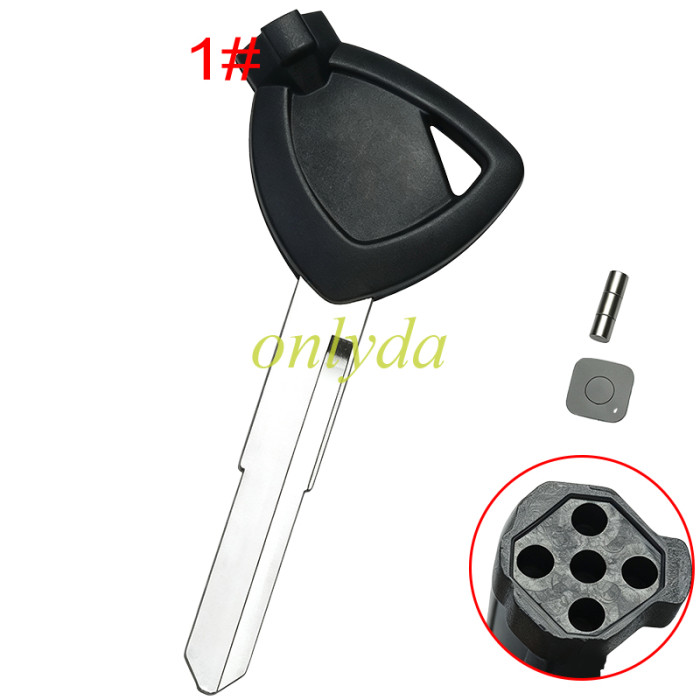 For Yamaha motorcycle key blank with right blade without badge
