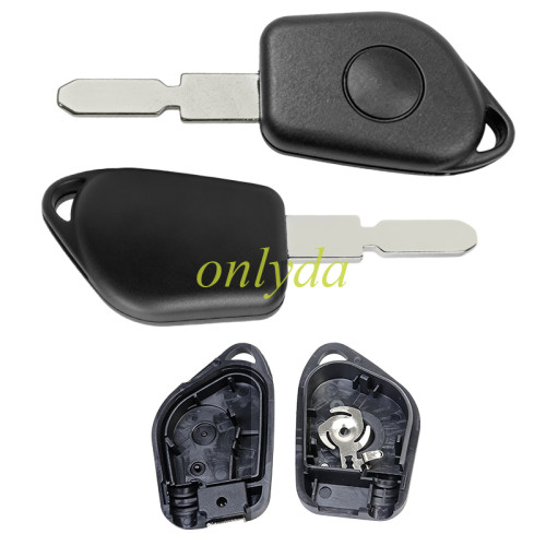 For Peugeot 1 button remote  key blank with NE78 blade (without badge) with led light hole