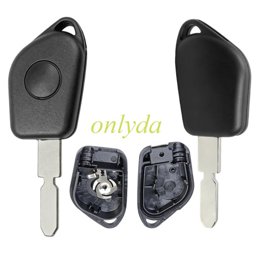 For Citroen 1 button remote  key blank with NE78 blade (without badge) with led light hole