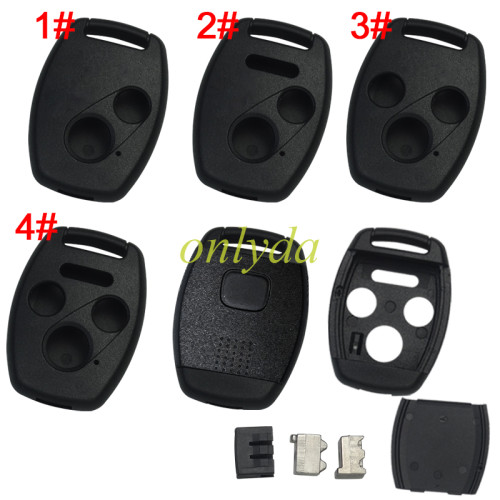 Stronger version For Honda remote key shell without badge, support for xhorse/keydiy universal blade, pls choose button