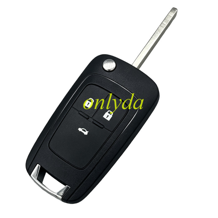 【Check Shell Interior | Not Hot Seller， 2021 New Buick Excelle, with corss badge, Integrated Back】For  Chevrolet remote key shell with cross badge, the back is whole entity