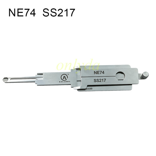 NE74 SS217  lishi 2 in 1 decode and lockpick tools for Peugeot Motorcycles