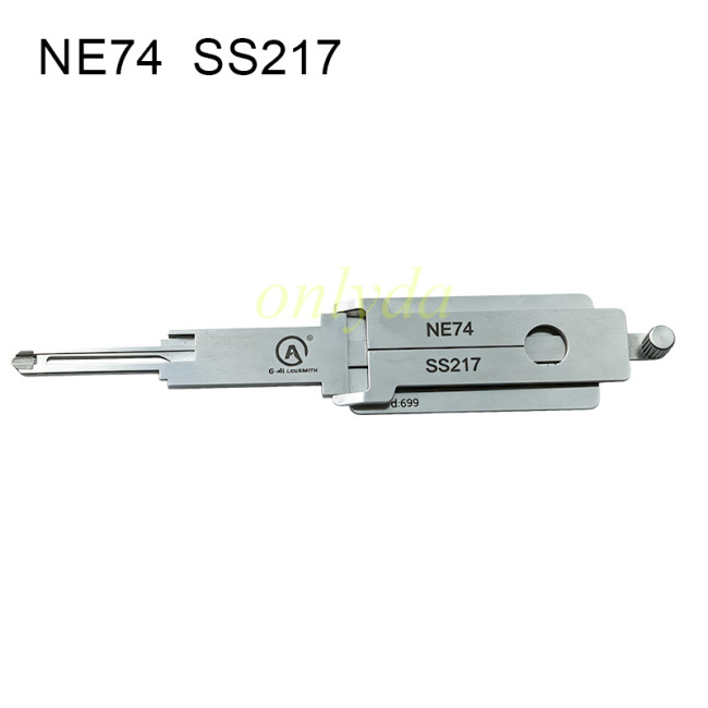 NE74 SS217 lishi 2 in 1 decode and lockpick tools for Peugeot Motorcycles