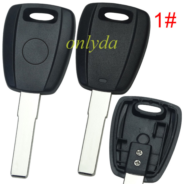 free shipping and no tax from HK warehouse 10pcs/lot  For Fiat transponder key blank-（can put TPX long chip)， pls choose model