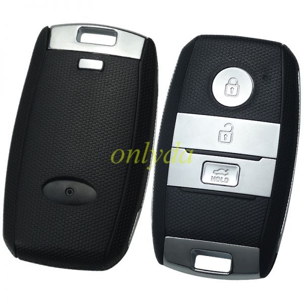 free shipping and no tax from HK warehouse 10pcs/lot  For KIA KIA 3 button remote key blank with badge place
