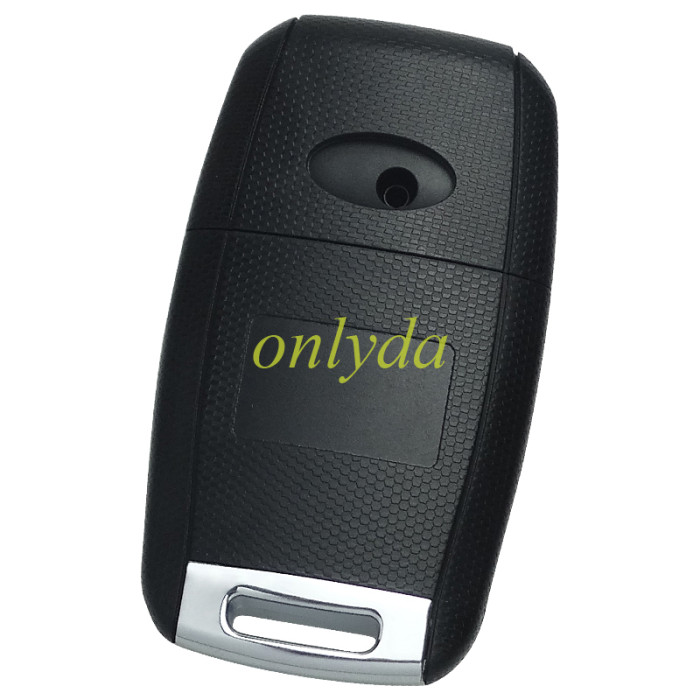free shipping and no tax from HK warehouse 10pcs/lot for KIA 2 button flip remote key blank please choose which key blade in your need