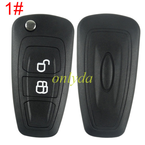 free shipping and no tax from HK warehouse 10pcs/lot Super Stronger GTL shell  Ford 3 button  remote key blank