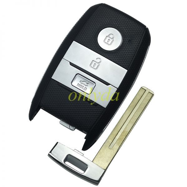 free shipping and no tax from HK warehouse 10pcs/lot  For KIA KIA 3 button remote key blank with badge place