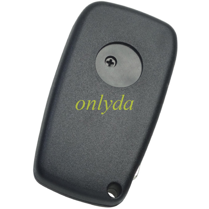 free shipping and no tax from HK warehouse 10pcs/lot  For Fiat 2/3 button remote key blank Black screws on the side, with battery clamp with bagde ,  pls choose button