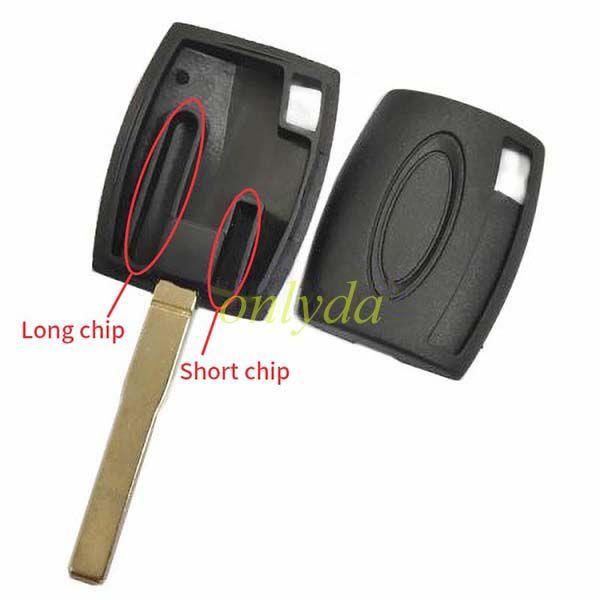 free shipping and no tax from HK warehouse 10pcs/lot  For Focus transponer Key blank without logo