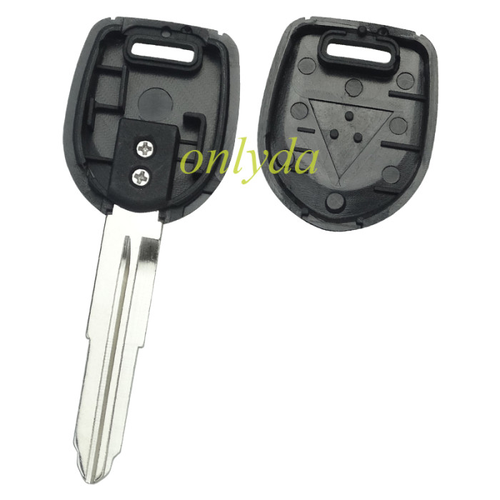 free shipping and no tax from HK warehouse 10pcs/lot For Mitsubish transponder key blank with 1#MIT8/2#MITIIR  blade without badge , pls choose blade