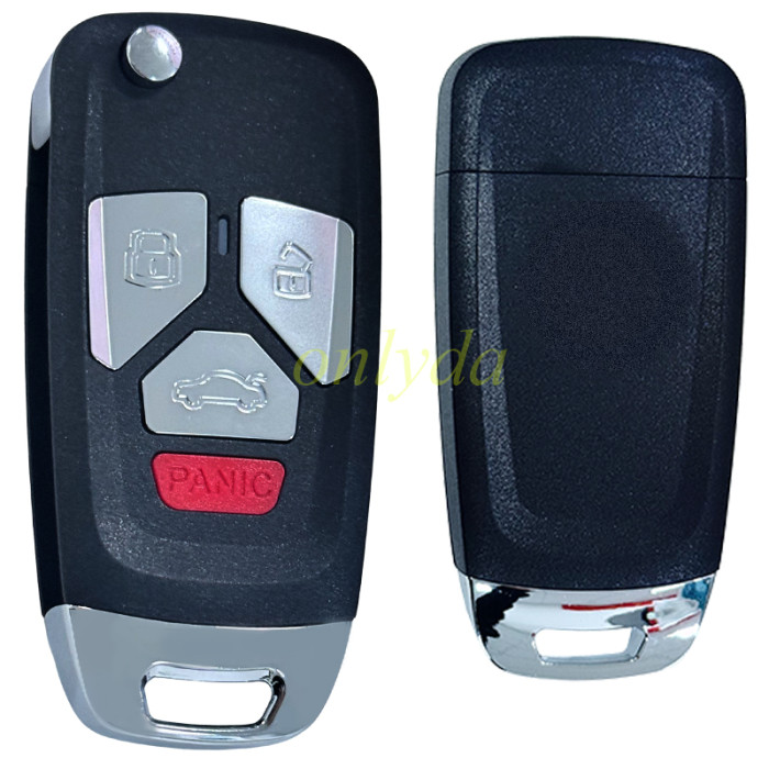 Xhorse Universal Wire Remote Flip Key 2nd Generation Audi Style XKAU22EN (New Version of XKAU02EN)