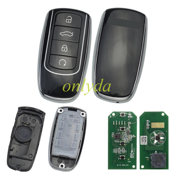 (Jaecoo badge )Original Chery Jaecoo J7 Keyless remote key for 8 Plus 8 Pro OMODA Chery Tiggo 8 ID47-433MHz FSK  (pay attnetion, blade not included)