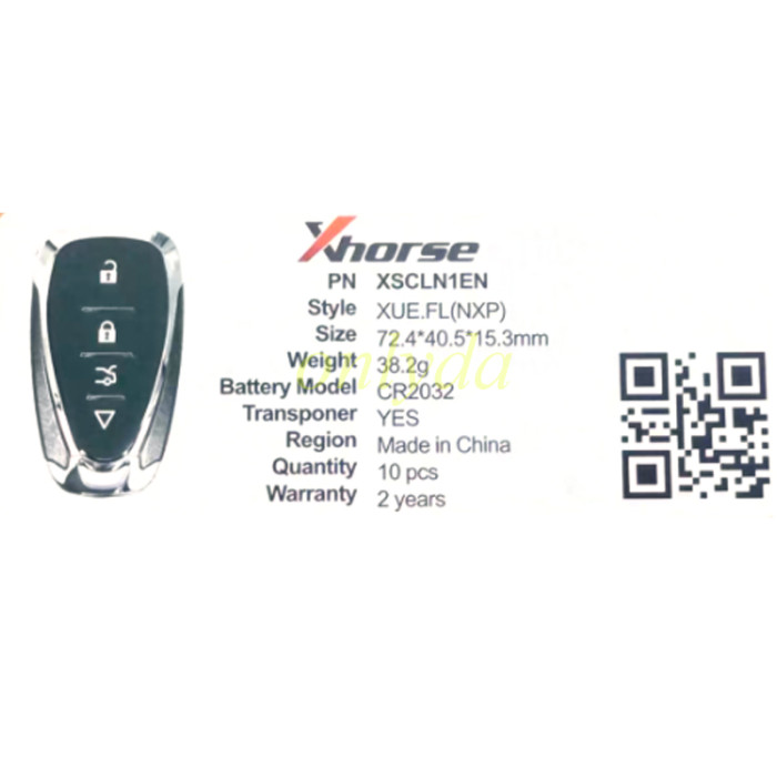 Xhorse 4-Button Universal Smart Key Proximity Function for VVDI Key Tool /with NXP CHIP XSCLN1EN