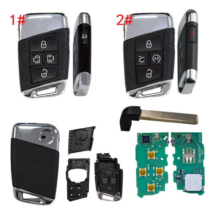 Keydiy ZB17-5 smart key for VW style