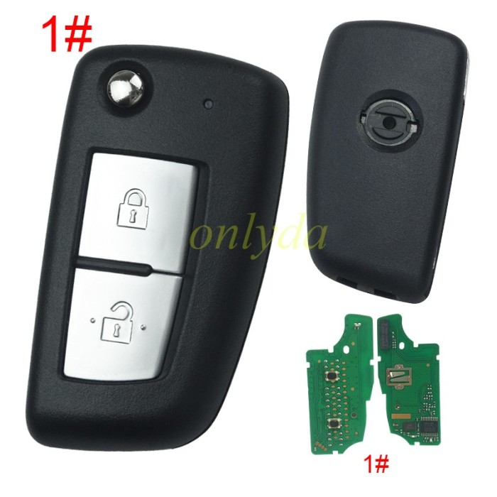 For Nissan 2+1/ 2button remote Kicks JUKE 2019+  key with 434mhz 7961M 4A chip  FCCID:CWTWB1G767  Model:TWB1G767 IC:1788D-FWB1G767, pls choose button