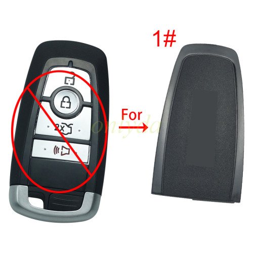 Separate with badge back cover  ,only can be used with original shell