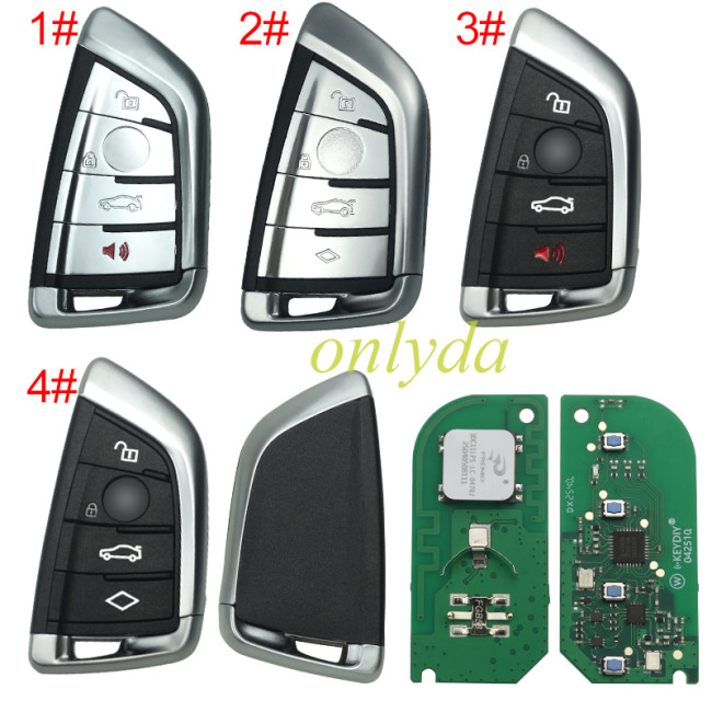 5pcs/lot Free shipping from HK  KEYDIY KD FGB58 Remote Key For KD-MATE, KD-X4 key programmer. Used for BMW FEM, BDC, CAS4, CAS4+, G Series BDC2/BDC3 IMMO systems. Can also be used ZB smart key.pls choose button