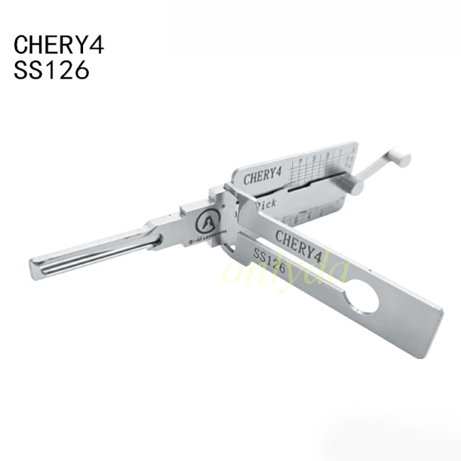 SS126 Chery side milling reverse groove 2 in 1 decode and lockpick for CHERY4
