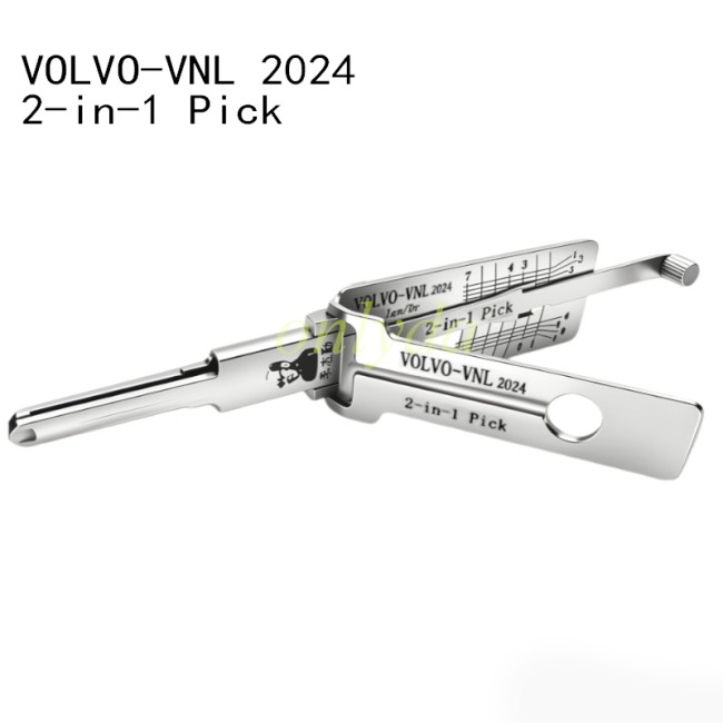 For VOLVO-VNL 2024 2-In-1 Pick；Single Lifter  7 Spaces 14 Depths lgn/Dr  Anti-Glare Finish Only