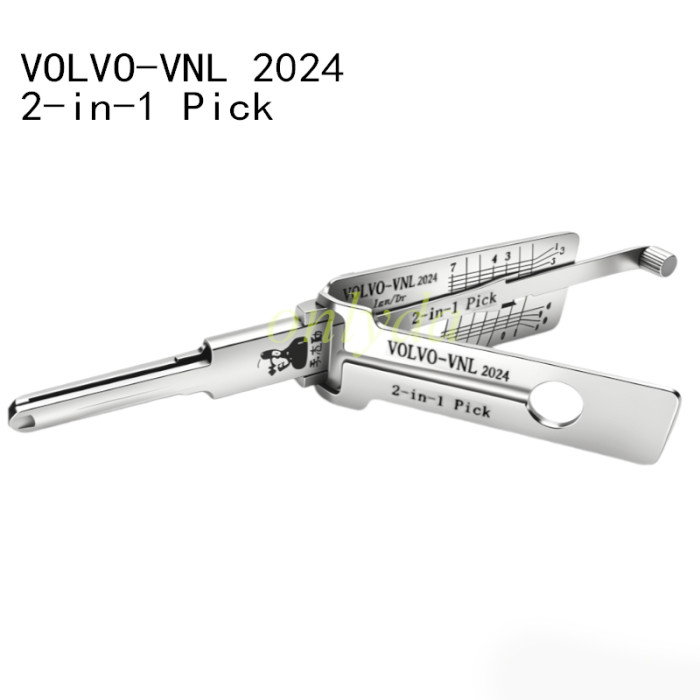 For VOLVO-VNL 2024 2-In-1 Pick；Single Lifter  7 Spaces 14 Depths lgn/Dr  Anti-Glare Finish Only