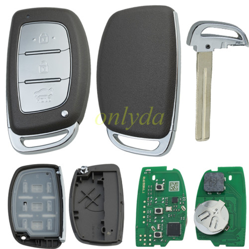 For Hyundai Sonata 3button remote key 2018/2019 Smart Key Remote 433MHz  DST-AES 8A CHIP   PN:95440-C1600   95440C1600