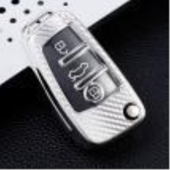 For Audi A3/Q3/Q2L/A1/S3 3 button TPU  protective key case, Transparent button , please choose the color
