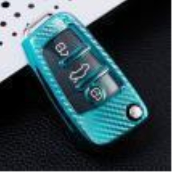 For Audi A3/Q3/Q2L/A1/S3 3 button TPU  protective key case, Transparent button , please choose the color