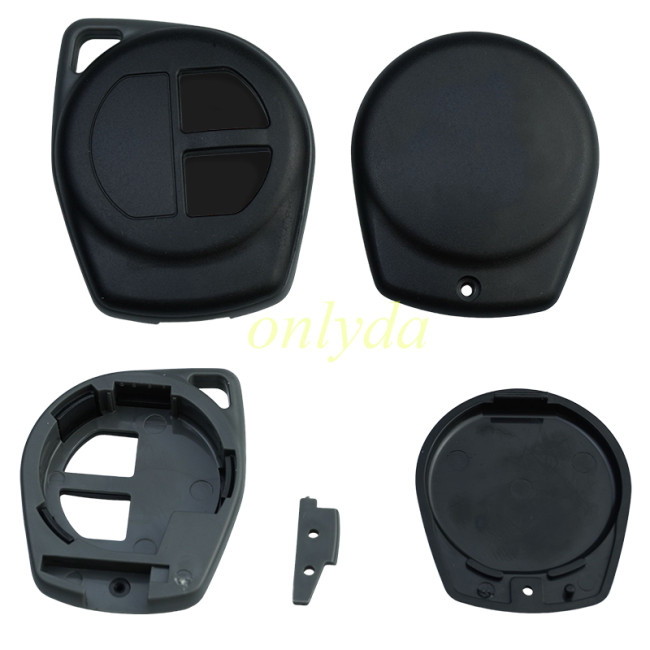 For Suzuki 2 button remote key shell without badge