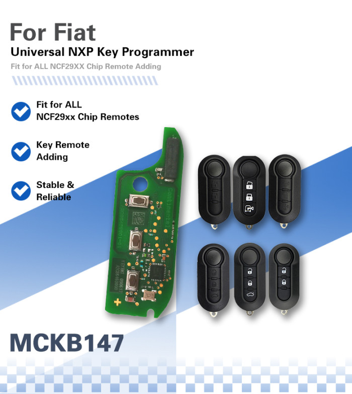 MCKB Hot Sell Adapter For Fiat  Model Work With NXP Killer Solder Free adapter easy to operate