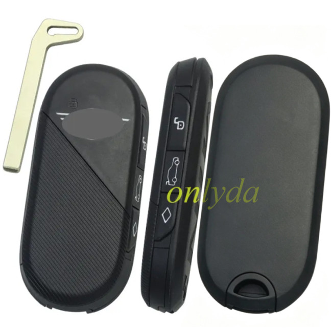 For BMW MINI remote key shell with blade , MINI printed on the back With badge