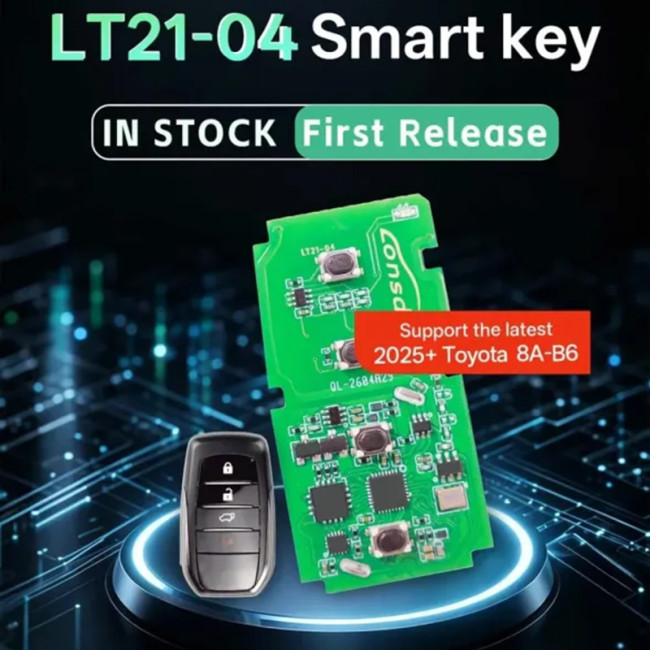 Lonsdor LT21-04 Smart Key PCB for 2025+ Toyota Lexus 8A B6 Type
