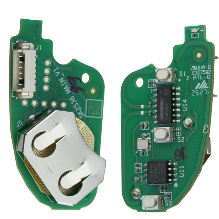 DS003AL 3‑Button Flip Universal Remote Key