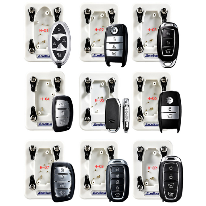 EONEBOSS H‑01 to H‑09 6A Solderfree Read/Write Adapters Used With HK003 Key Unlock Tool,please choose the model