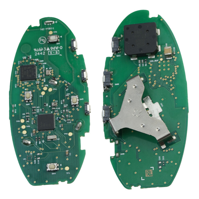 Vehicle Fitment: 2024–2026 Hyundai Sonata Button Count: 7 Buttons (Lock, Unlock, Trunk/Hatch, Panic, Remote Start, Park Forward, Park Backward) FCC ID: TQ8-FOB-4F89U44 (or TQ8-FOB-4F69U44) Frequency: 433/434 MHz Transponder Chip: HITAG-AES (4A chip) PN: 95440-L1770 original PCB+ aftermarket shell
