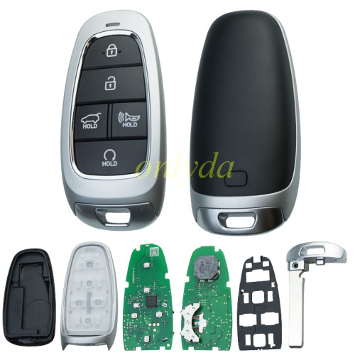 Hyundai  Smart Remote Key 5 Buttons for Santa Fe 2021+  95440S1570  TQ8-FOB-4F27  433MHz   /     95440-S1570 /   ID47 Chip