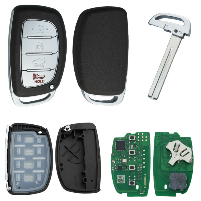 Hyundai  Smart Remote Key 4 Buttons  433MHz   /     95440-C2500  /   ID8A Chip