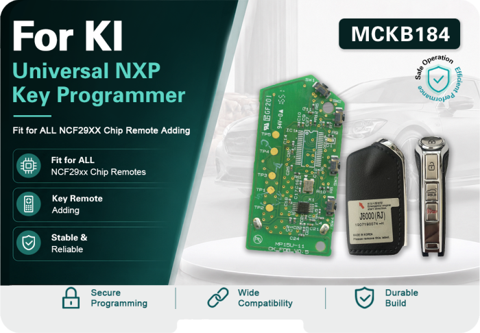 For Kia NXP Killer MCKB Solder Free Adapter   work with NXP Killer programmer, please choose the model