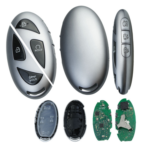 Hyundai  Smart Remote Key 4 Buttons  433.92MHz   /     95440-BE060    /   ID4A Chip  95440BE060 4-button  smart key remote fob for 2023–2026 Hyundai Kona vehicles