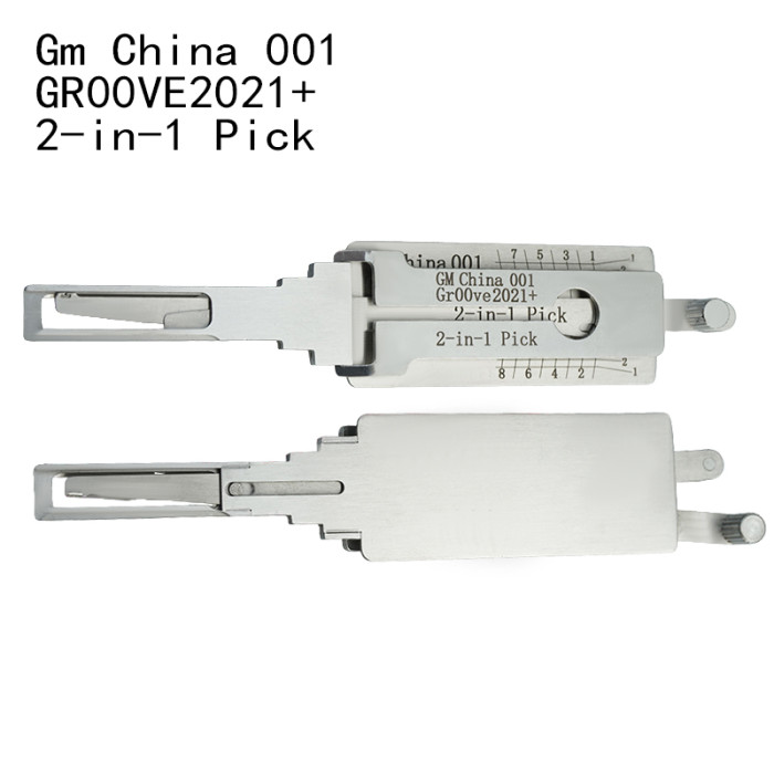 GM China 001 Groove 2021+ 2 in 1 decode and lockpick