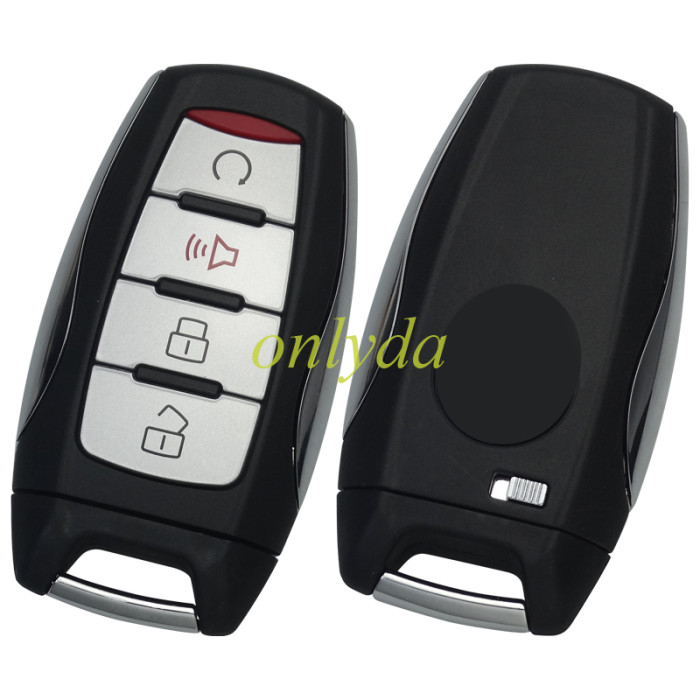 For Great Wall POE 3 button remote key with  FSK with 434MHZ, with Type 47 Plus transponder chip