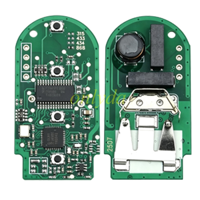 For BMW Mini Cooper 3/4 button Keyless Mini remote key with 315mhz/434mhz/868mh zwith 7945  ID49 Chip PN:IDGNG1 aftermerket PCB+aftermarket shell, pls choose button and frequency