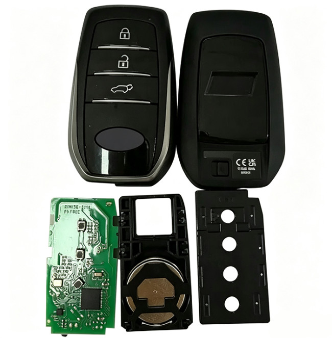 Original Toyota Land Cruiser GR 2022-2024 Genuine Smart Remote Key 3 Buttons  433.58-434.42MHz 8990H-60391 8A-89 H CHIP P4=BA  B3N2K2R 61M136-0010