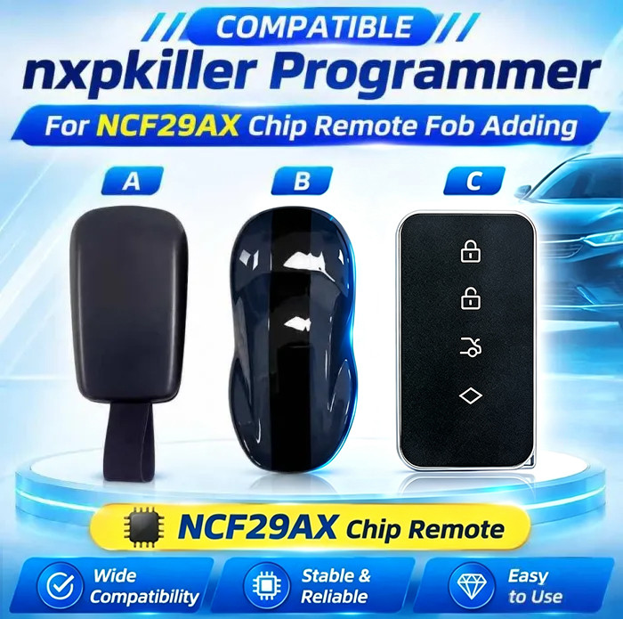 Universal remote key work with NXP KILLER  programmer, please choose the model