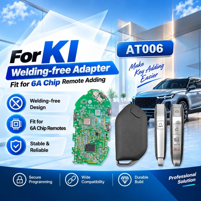 Atml Killer Device and 6 Models Welding Adapters For Hyundai KIA Seltos 6A Remote Unlock or Refresh (This product cannot be used for copying. It is only for rewriting ID numbers and unlocking.)