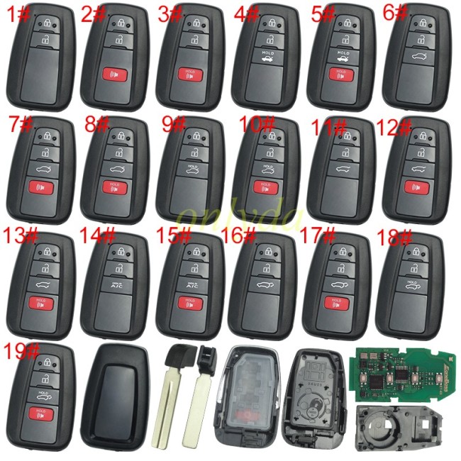 Eoneboss ET-03 universal key  for toyota, pls choose button