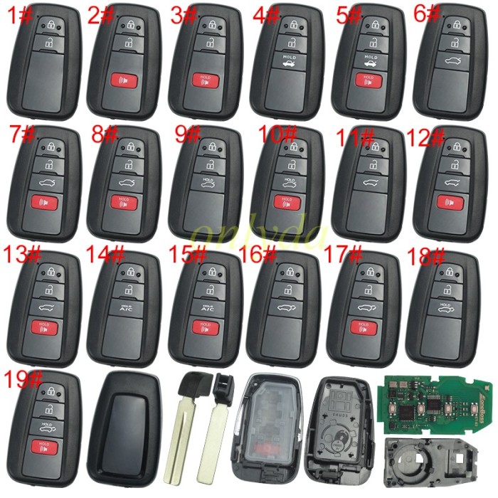 Eoneboss ET-03 universal key  for toyota, pls choose button