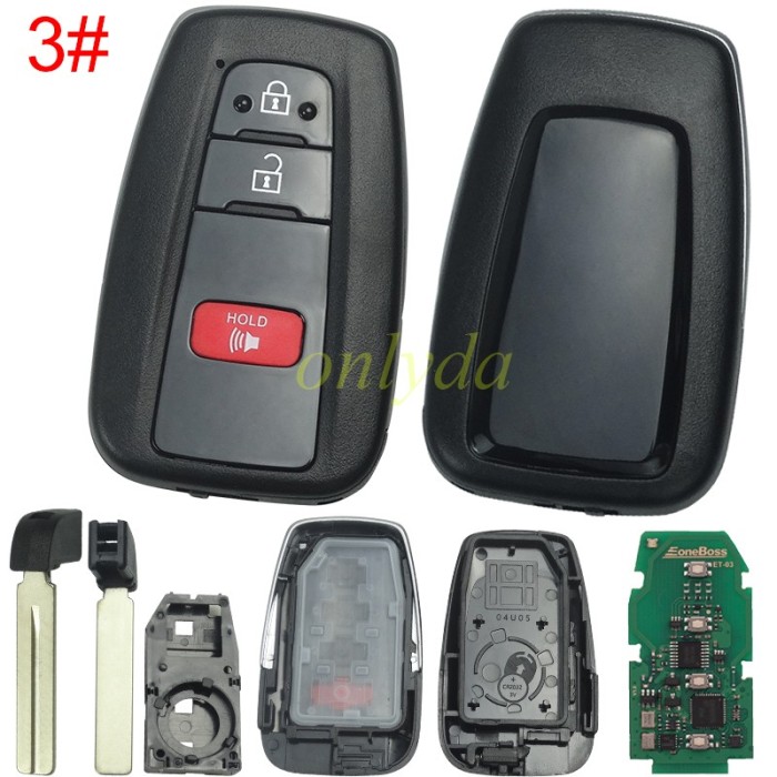 Eoneboss ET-03 universal key  for toyota, pls choose button